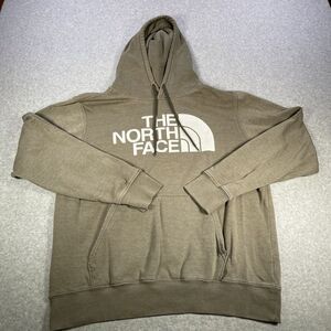 North Face Sweatshirt‎ Mens L Olive Green/Gray Pullover Long Sleeve Hoodie